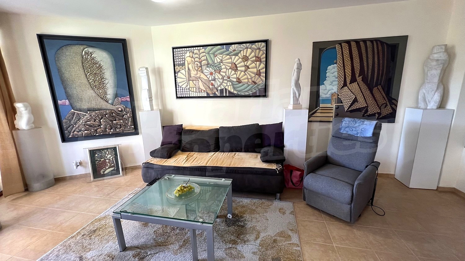 inside, living room, furnished