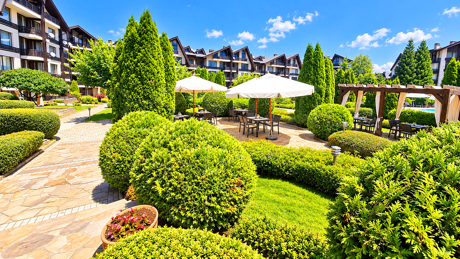 outside, garden