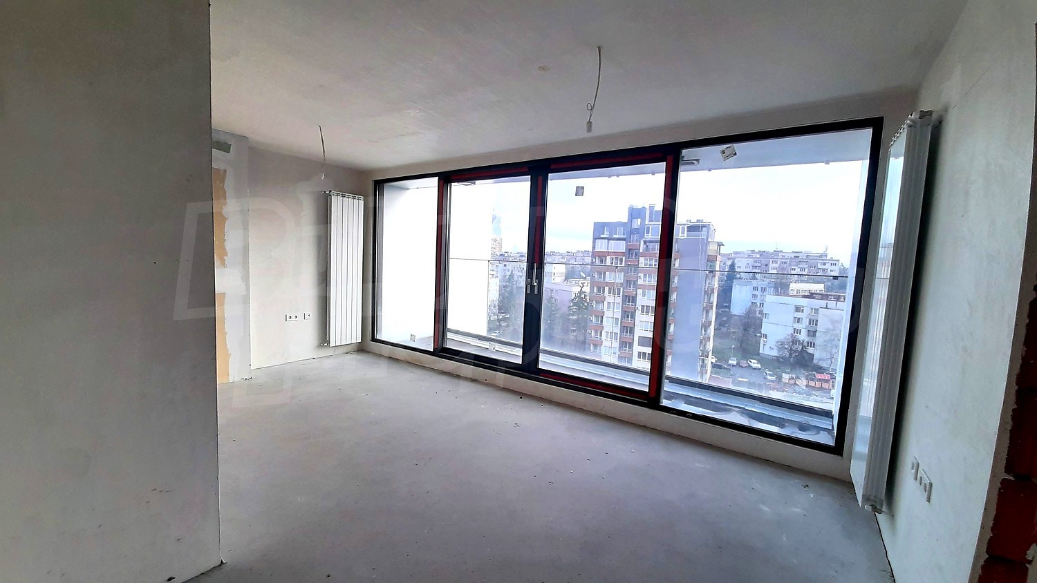 inside, view from balcony