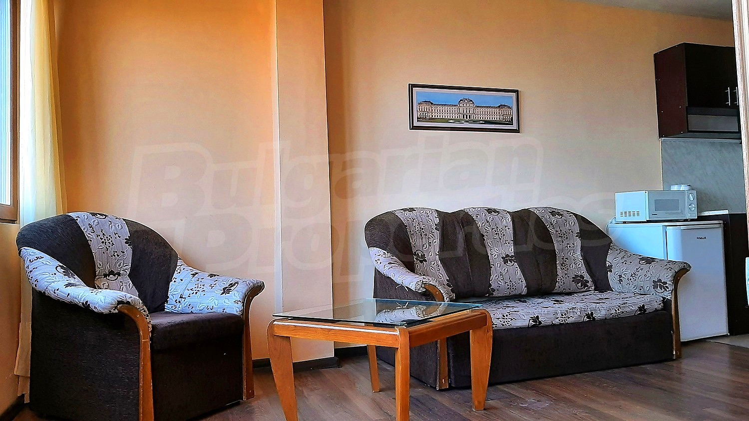 inside, living room, furnished