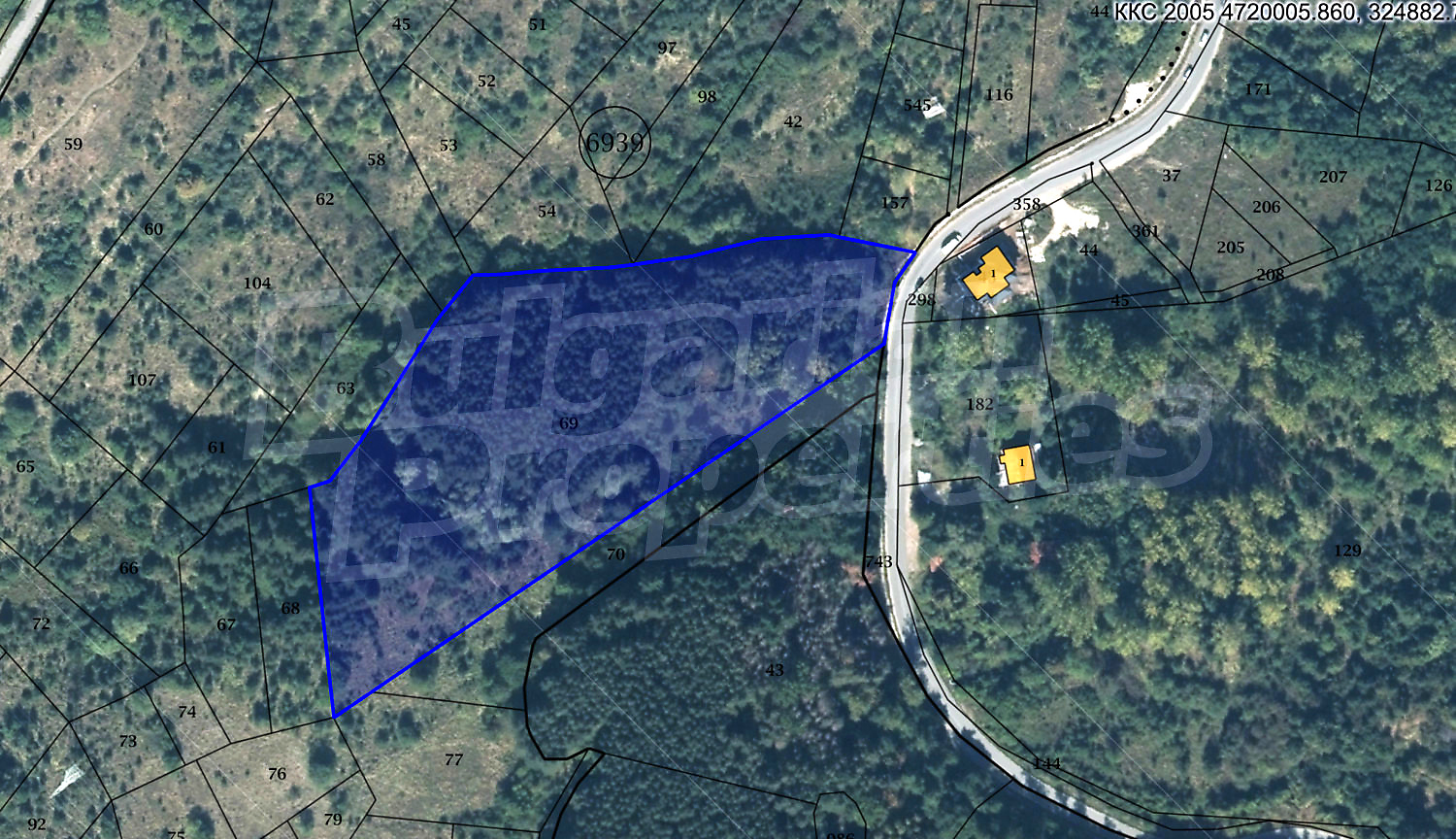 document, green area