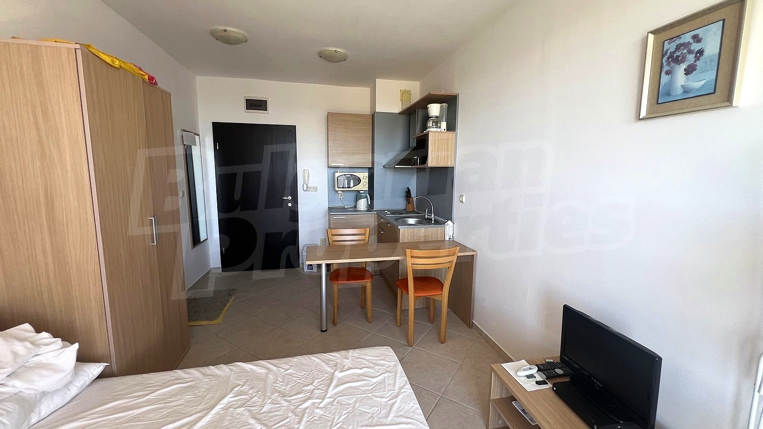 inside, bedroom, kitchen, furnished