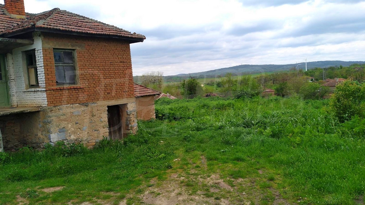 outside, green area