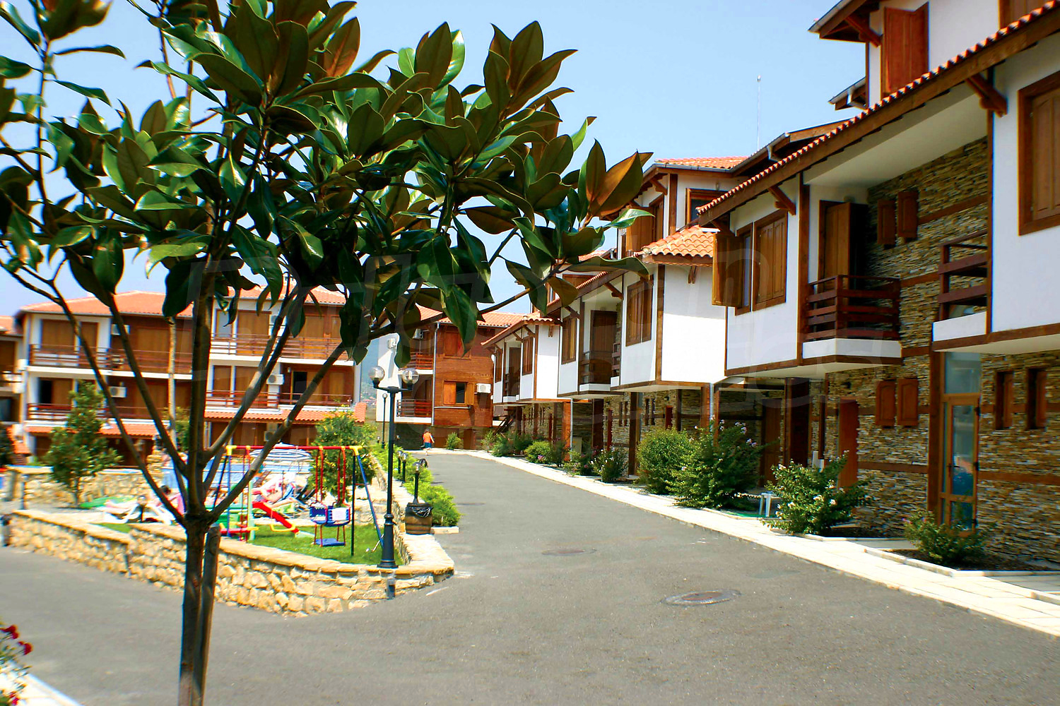 outside, facade, garden, pool