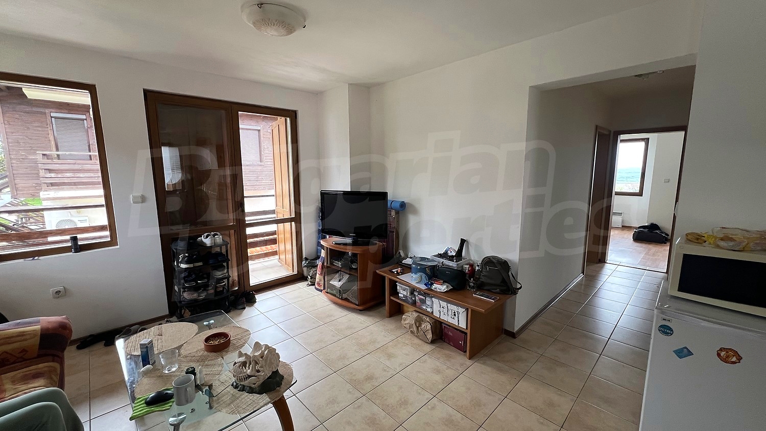 inside, living room, balcony, furnished