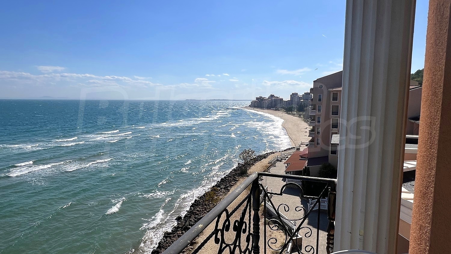 balcony, sea, view from balcony