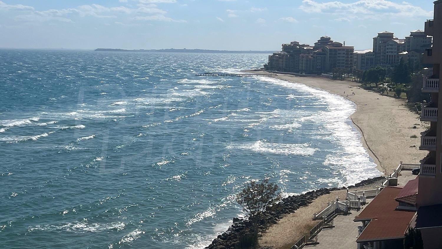 sea, outside, view from balcony