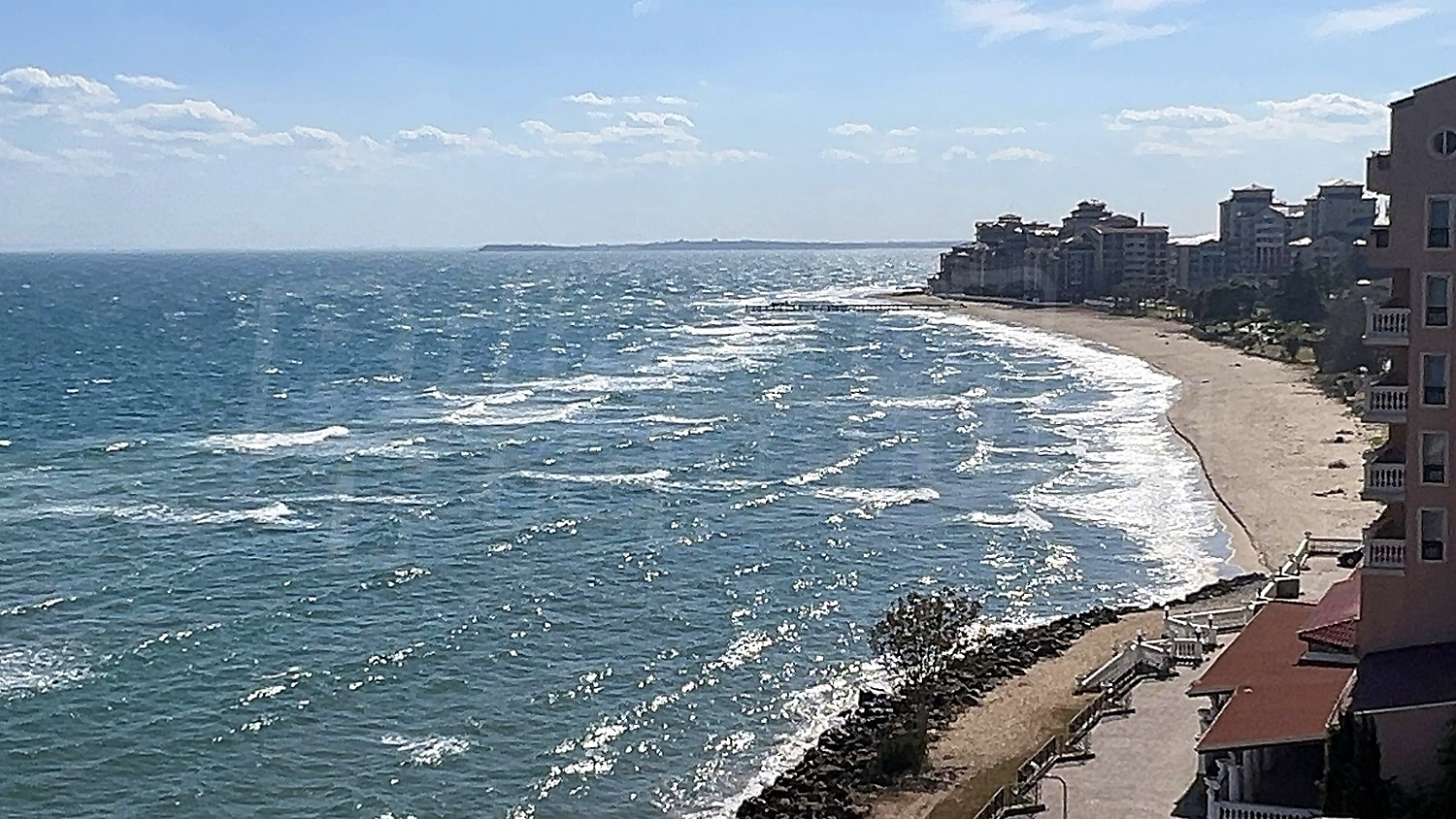 outside, sea, view from balcony