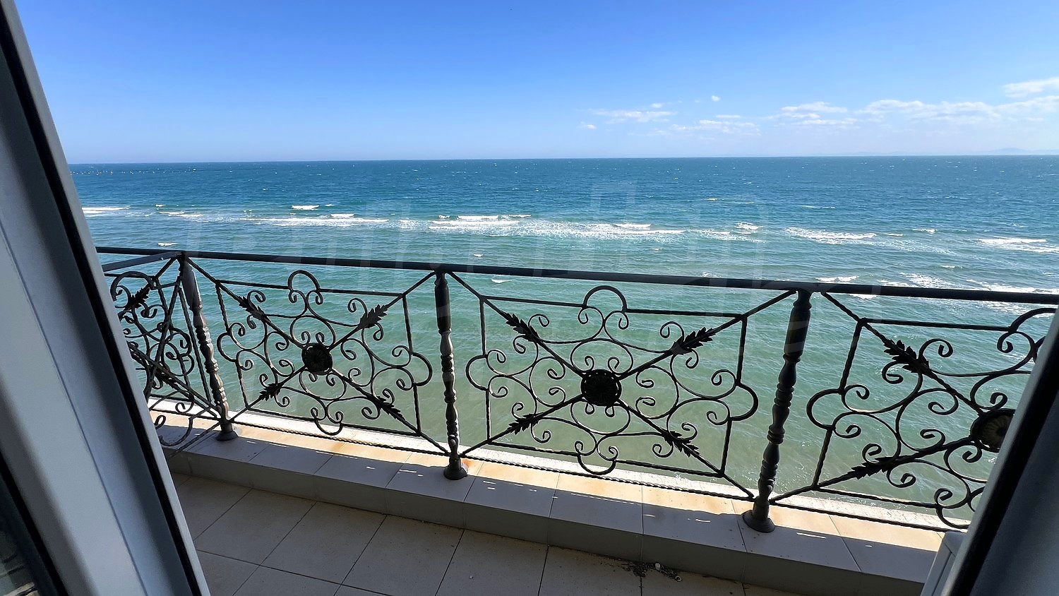 balcony, view from balcony, sea