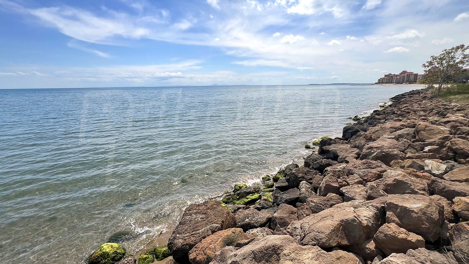 outside, sea