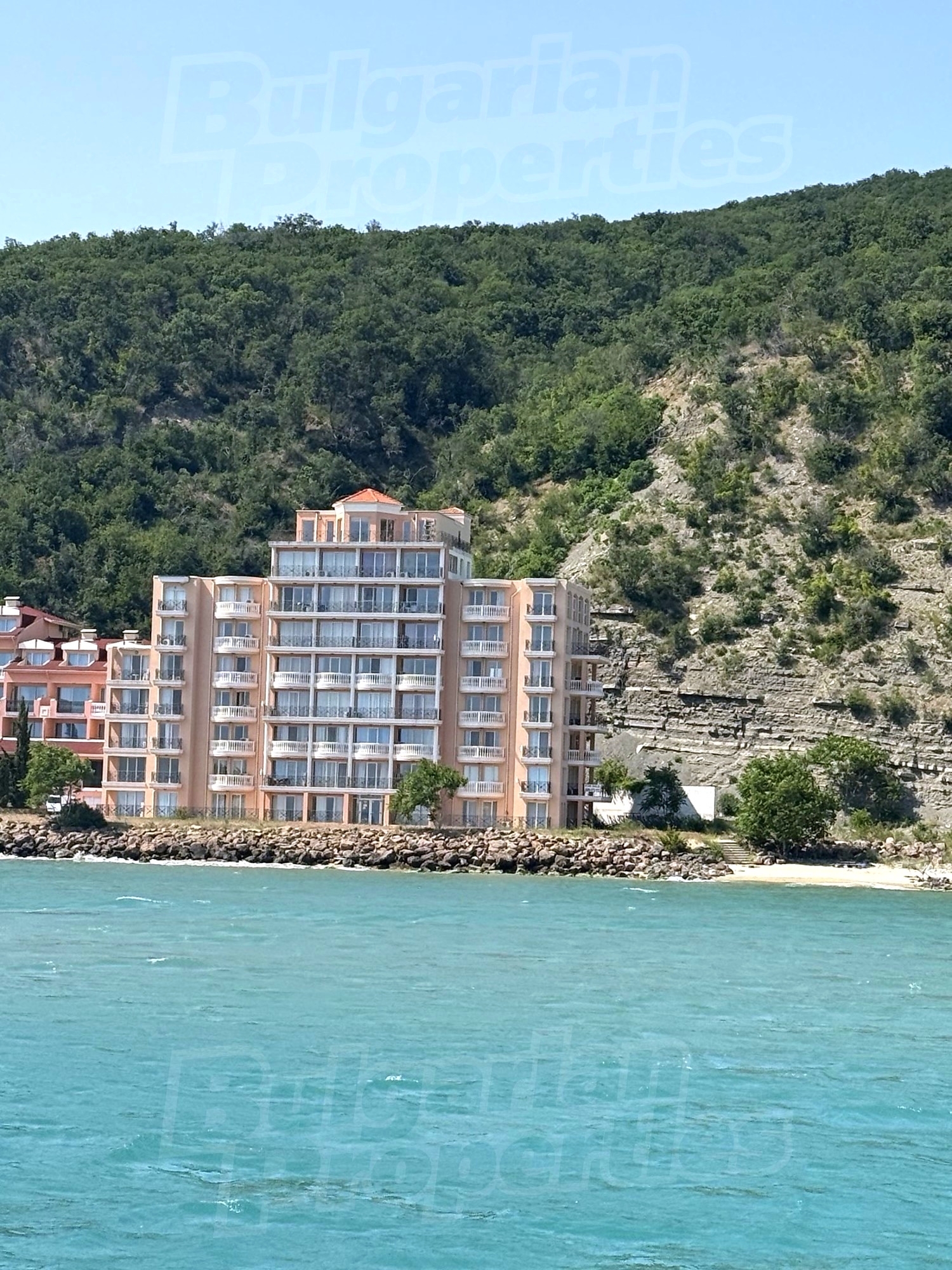 outside, facade, sea, mountain