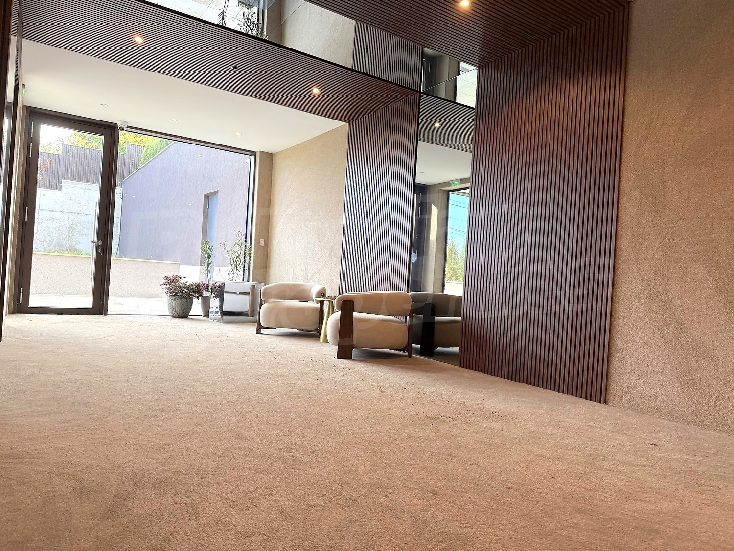 inside, furnished