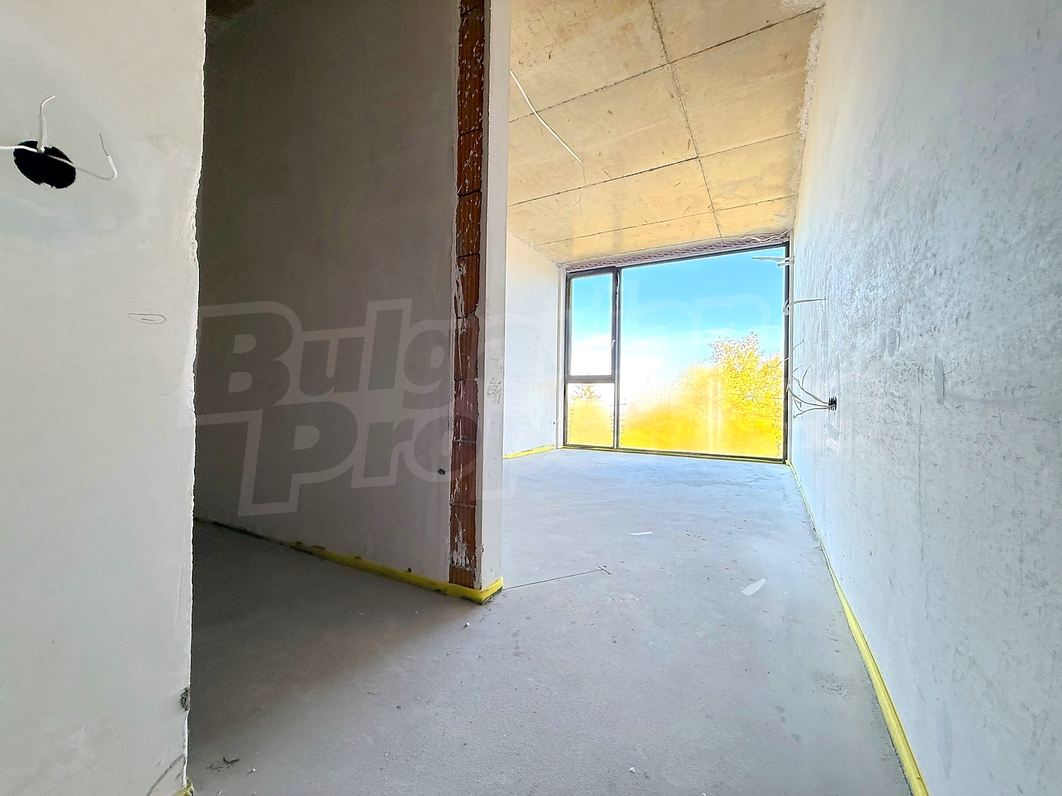 inside, view from balcony
