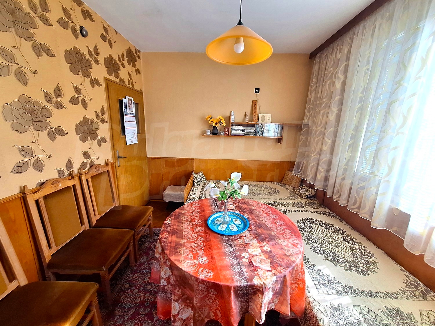 inside, furnished