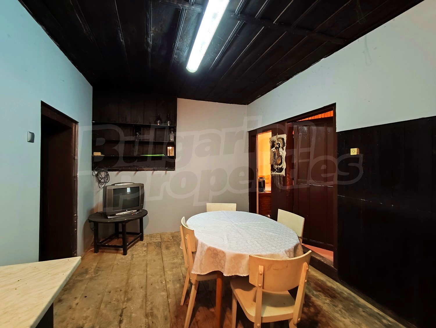 inside, furnished