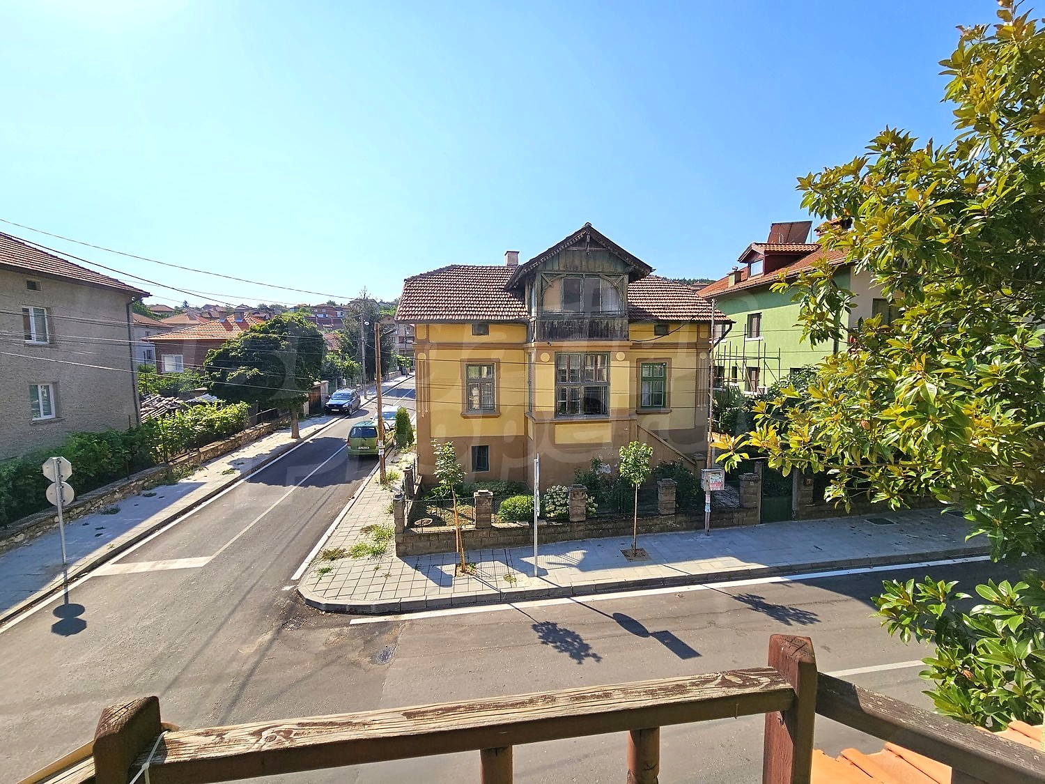 outside, facade, view from balcony