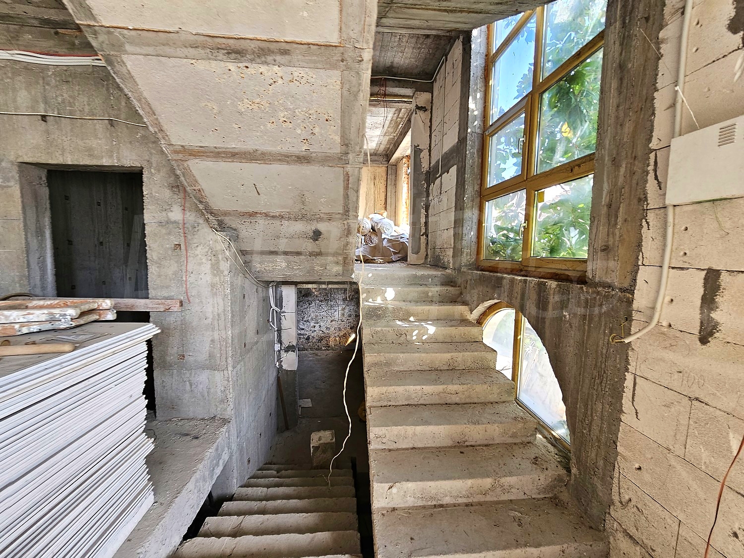 inside, stairs