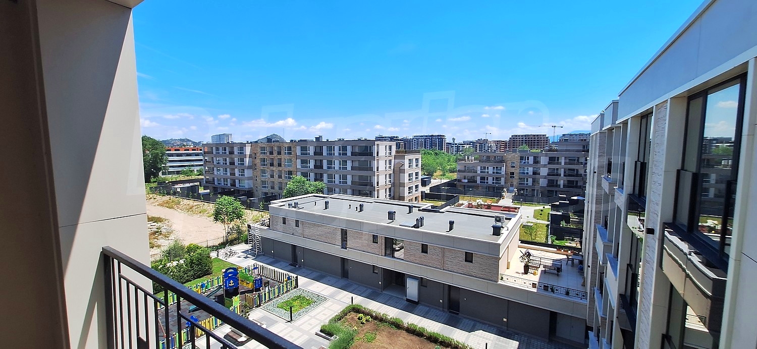 view from balcony, facade, outside