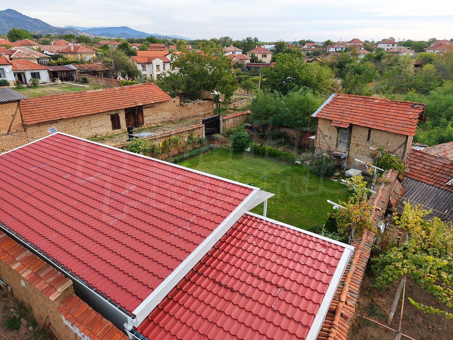 outside, garden, green area