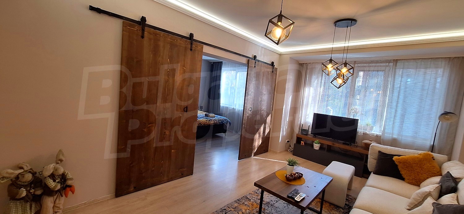 inside, living room, bedroom, furnished