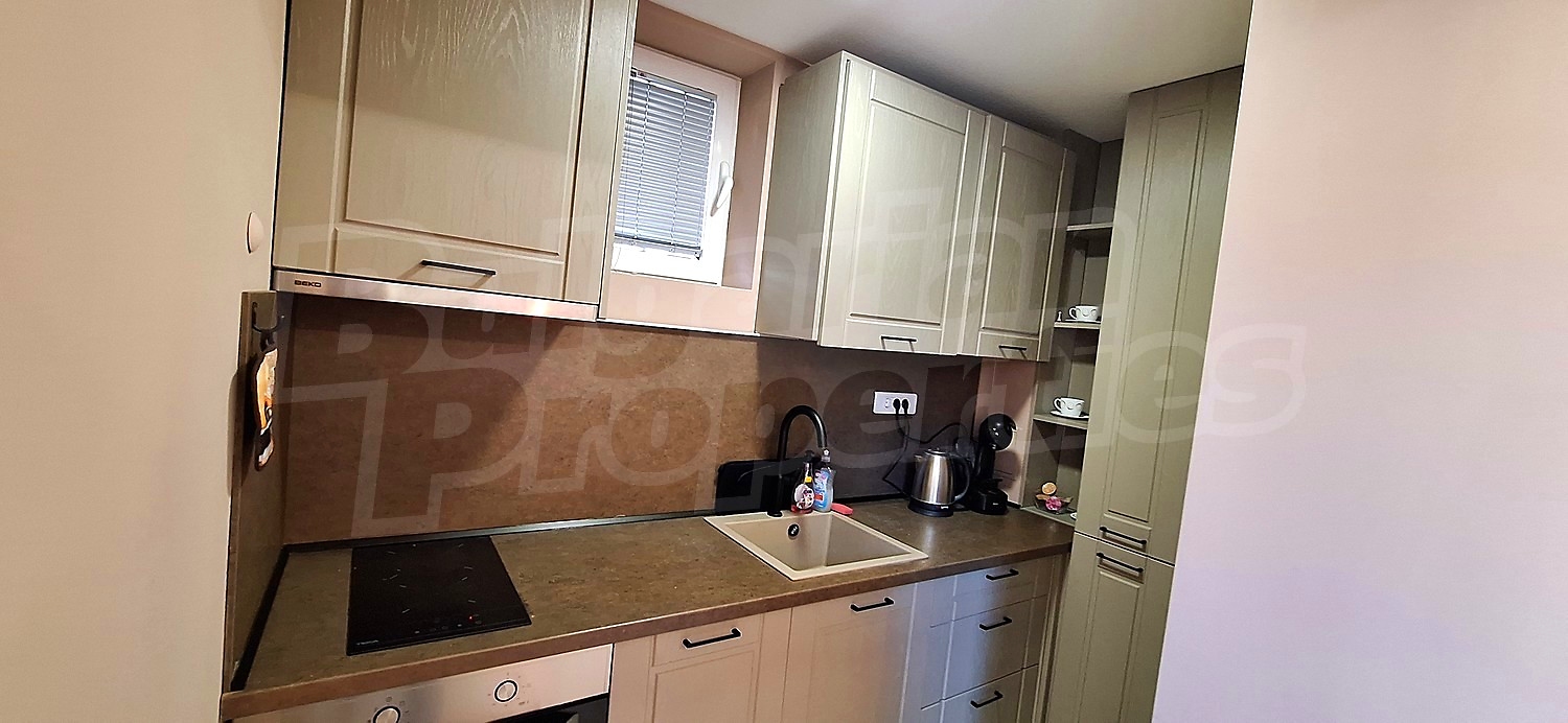 inside, kitchen, furnished