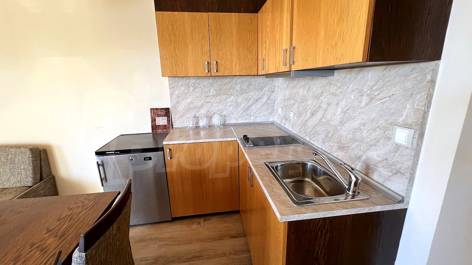 inside, kitchen, furnished