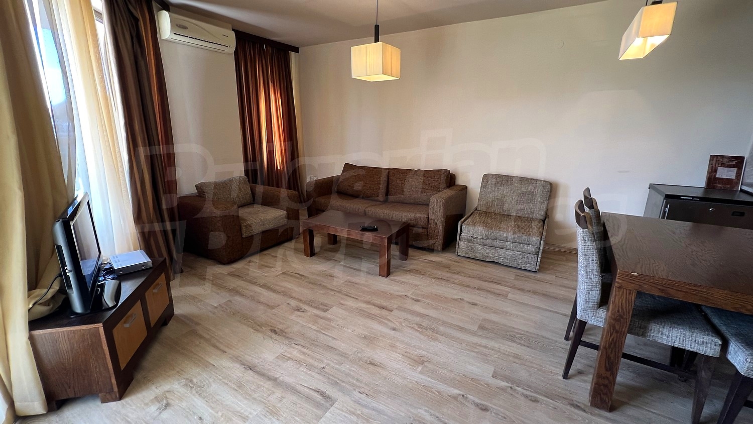 inside, living room, furnished