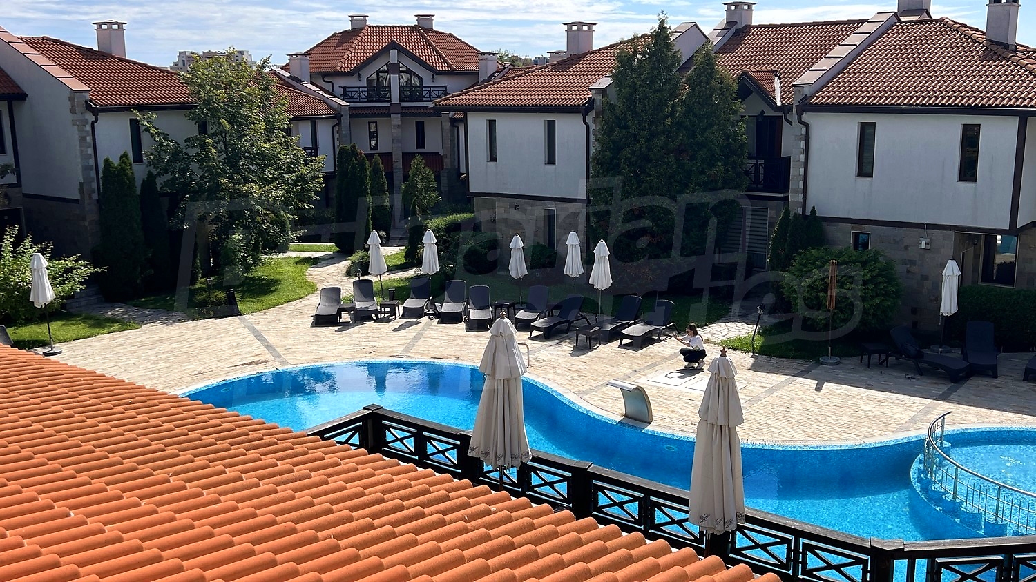 outside, pool, garden