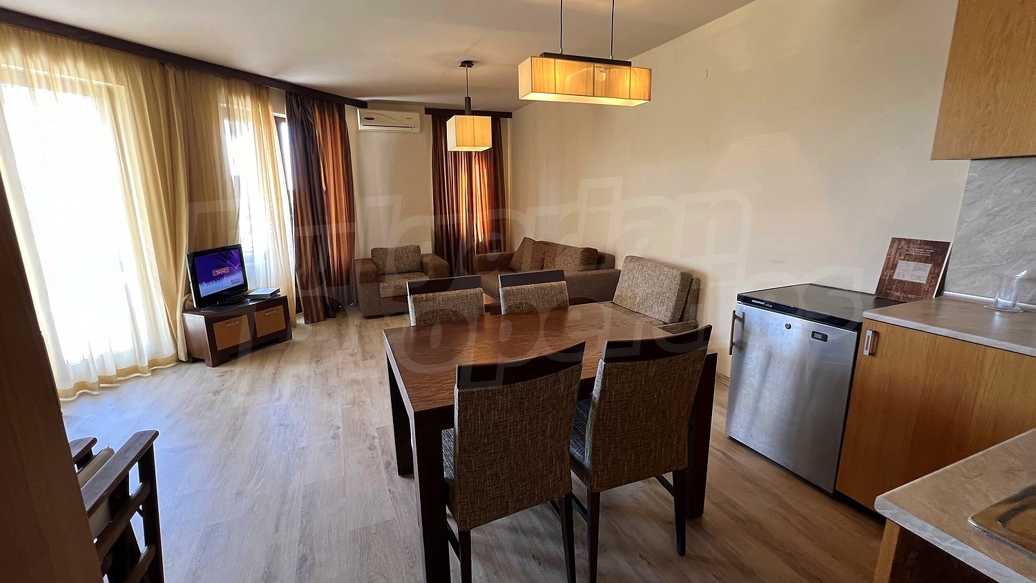 inside, living room, furnished