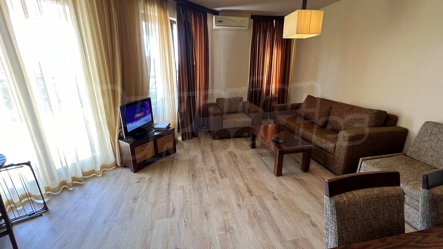 inside, living room, furnished