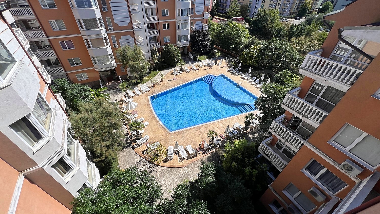 outside, pool, garden