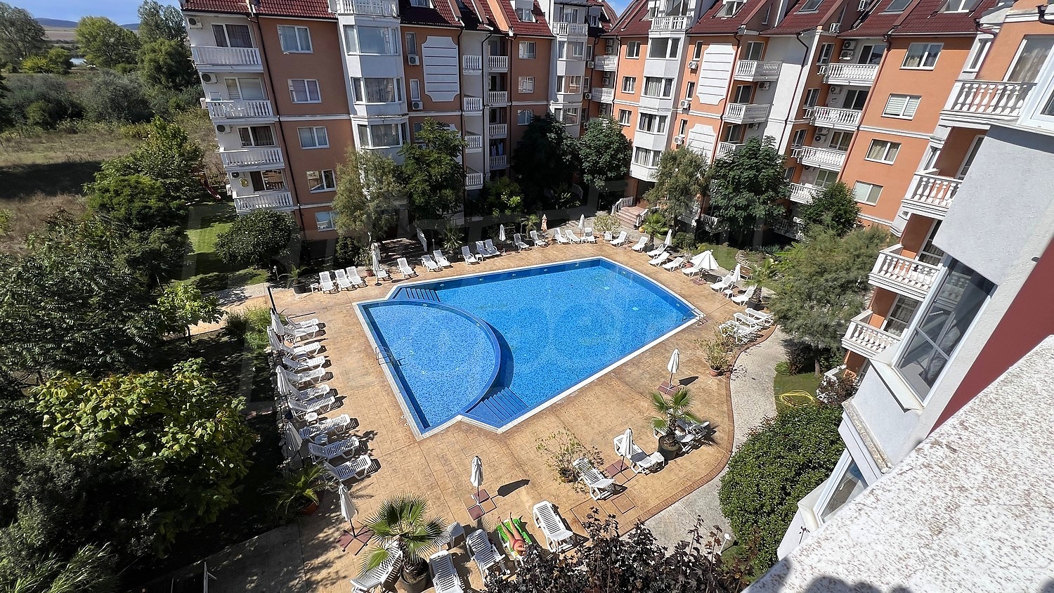 outside, pool, facade, garden