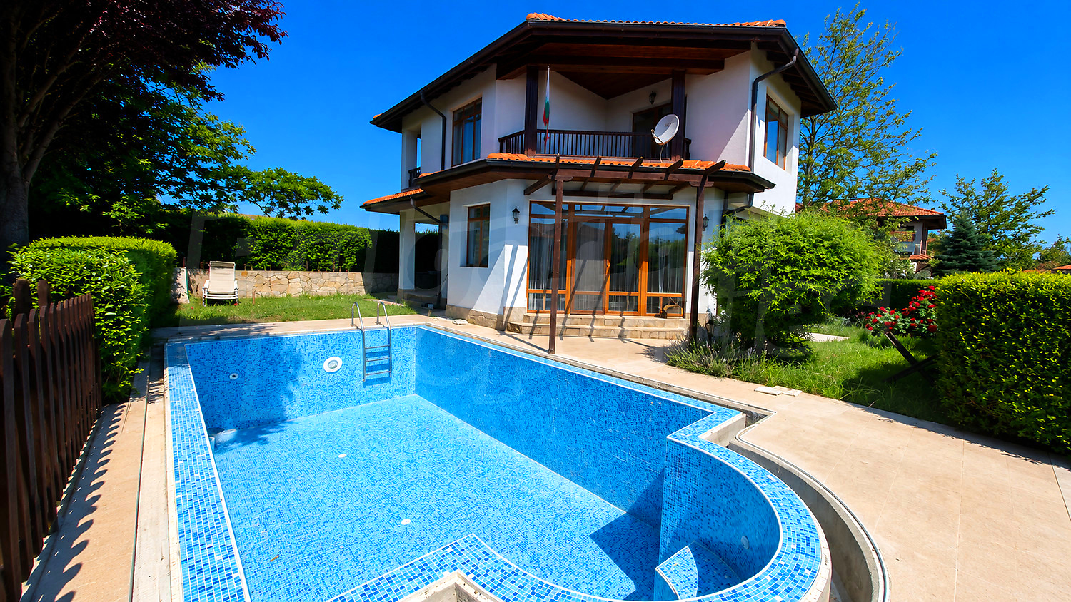 outside, facade, pool, garden