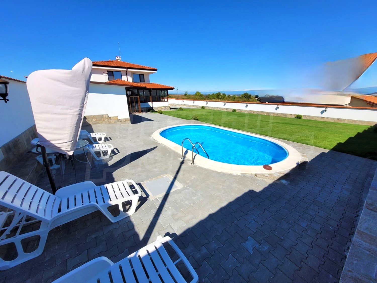 outside, pool, garden