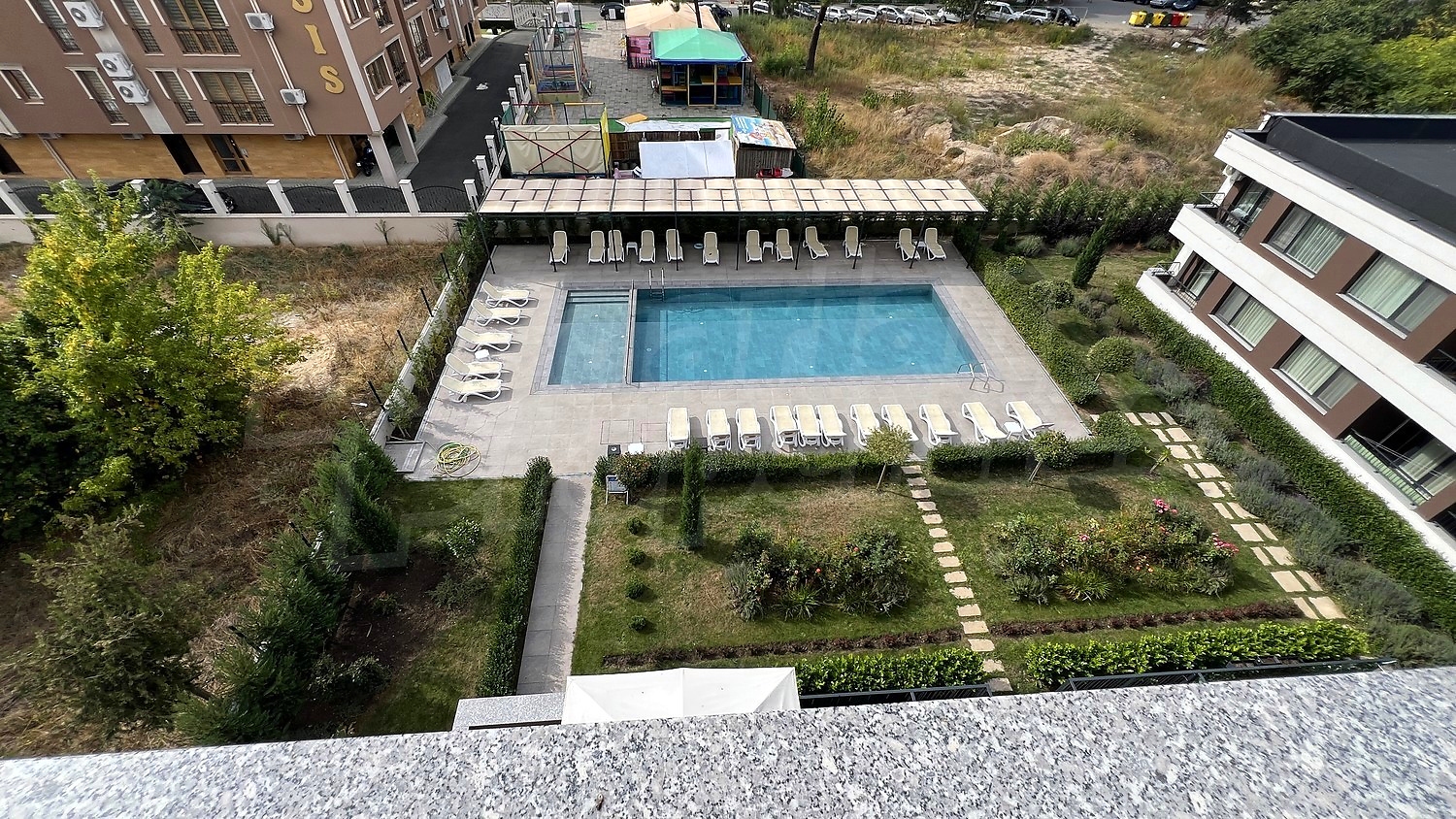 outside, pool, garden
