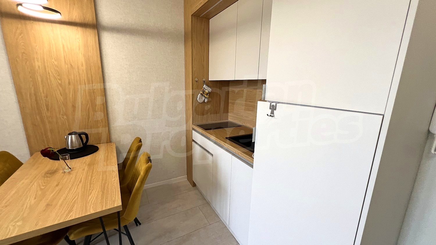 inside, kitchen, furnished