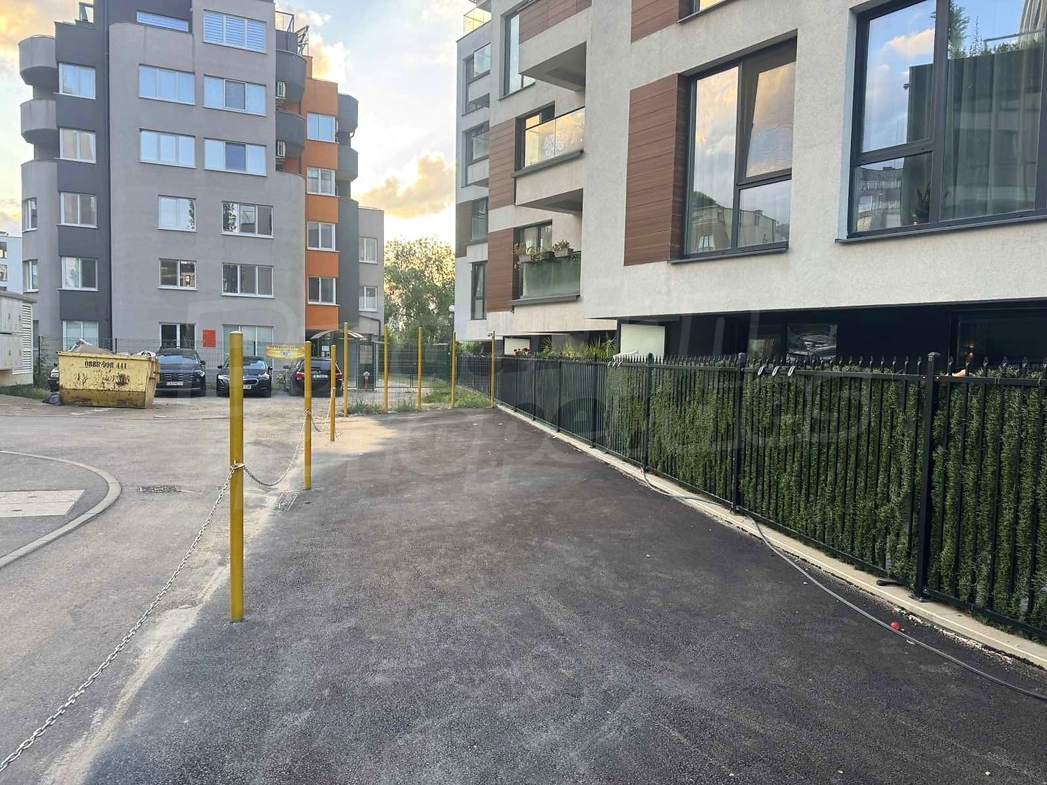 outside, facade, parking