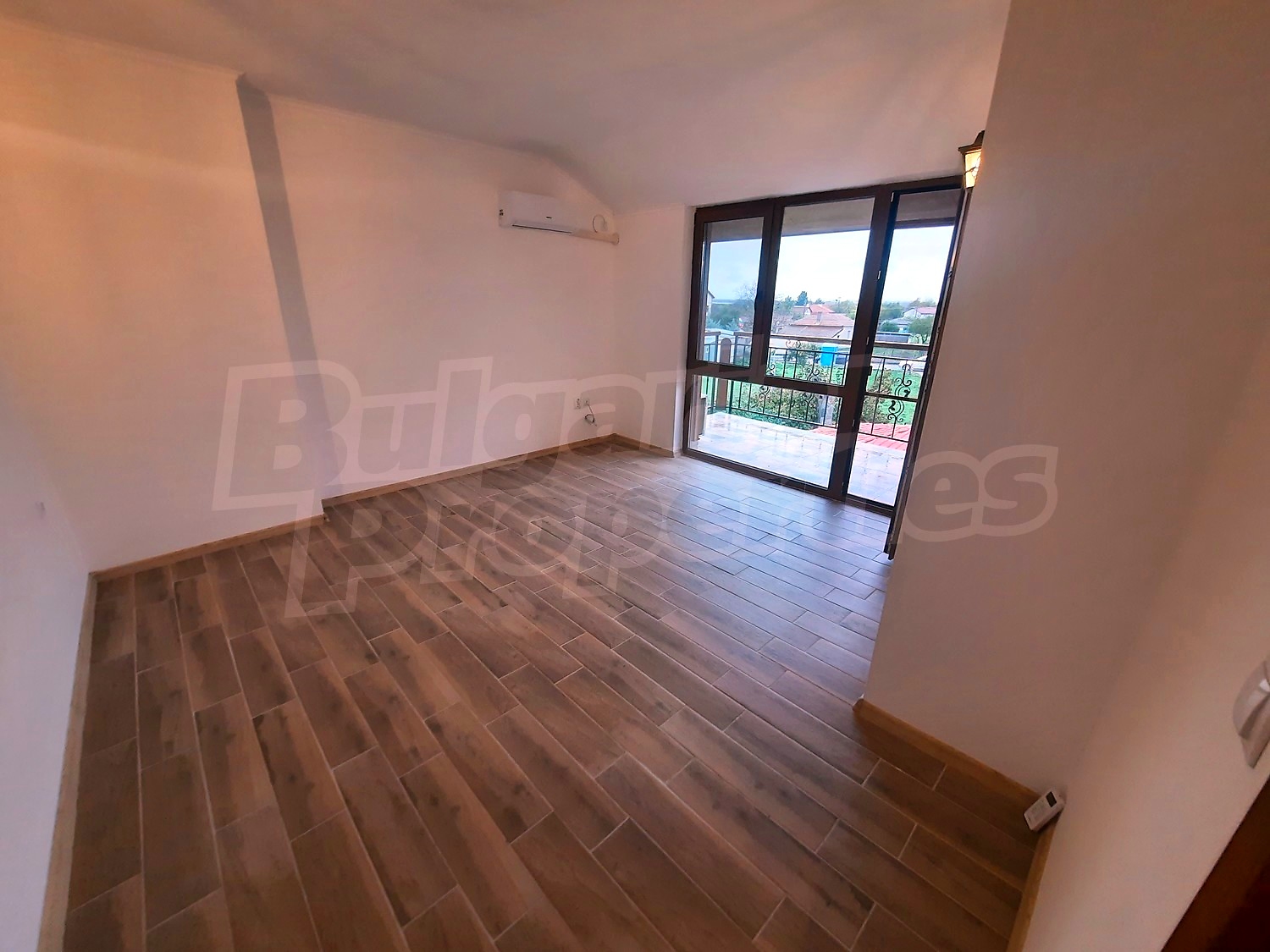 inside, living room, balcony, view from balcony, furnished