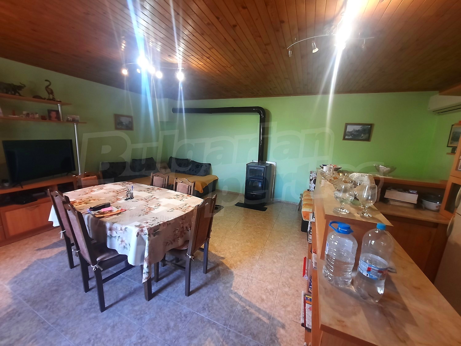 inside, living room, furnished
