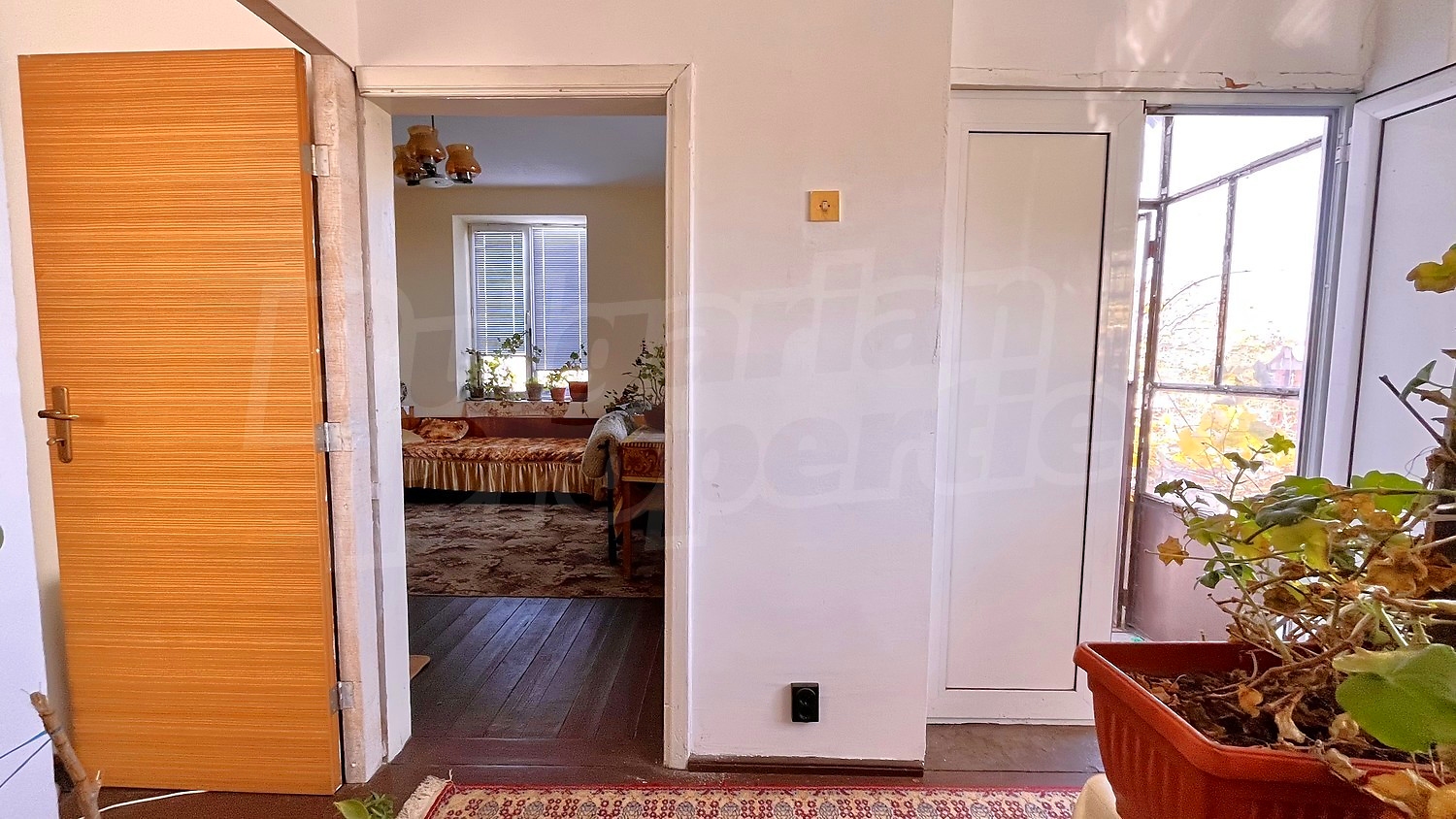 inside, living room, balcony