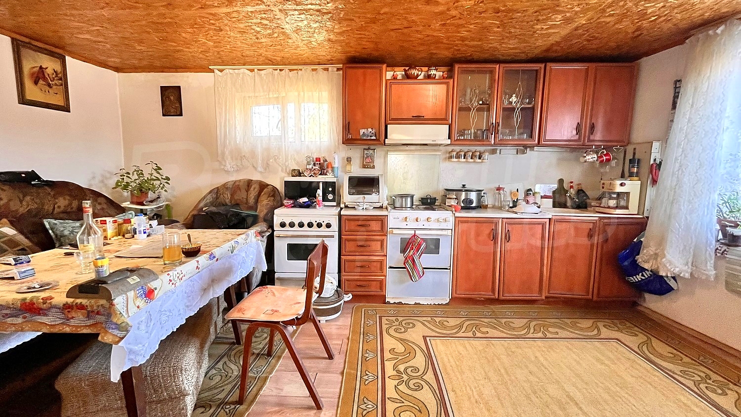 inside, kitchen, furnished