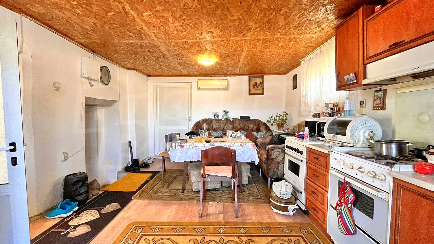 inside, kitchen, furnished