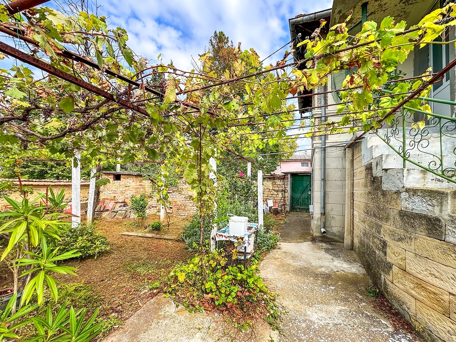 outside, garden, facade