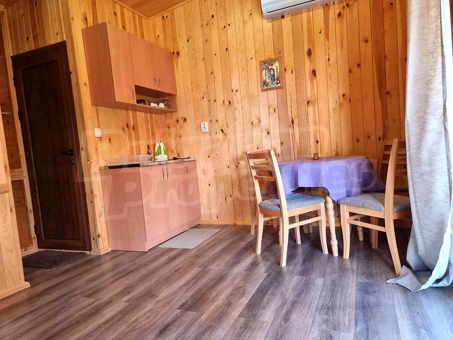 inside, furnished