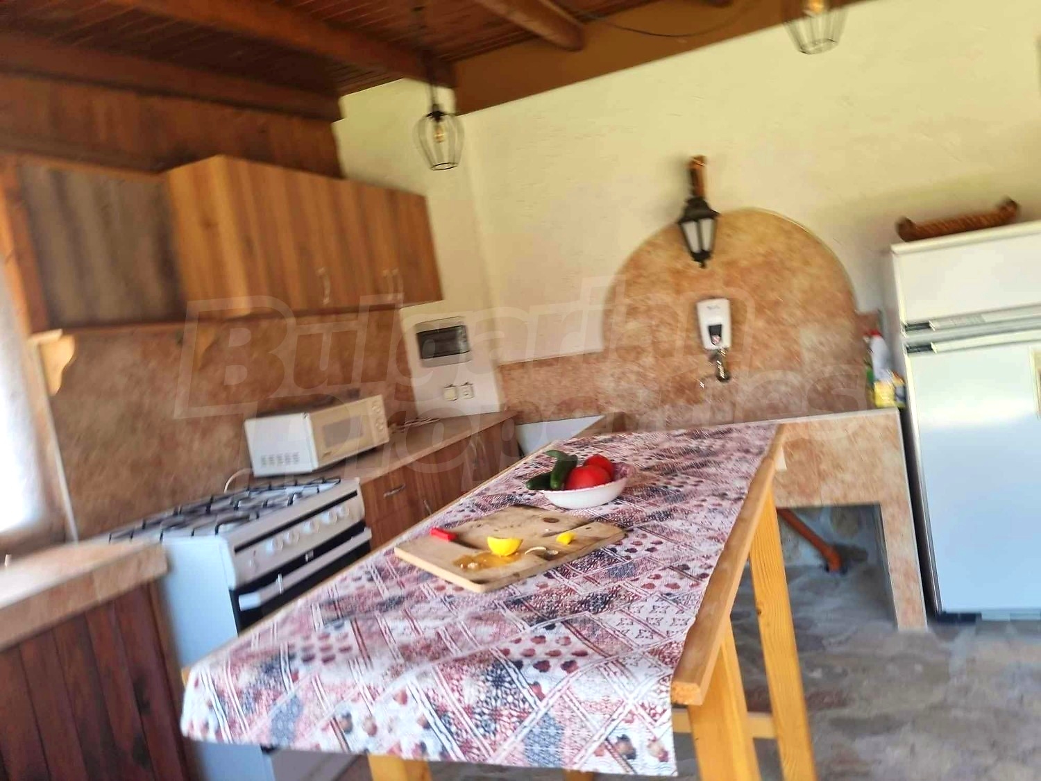 inside, kitchen, furnished