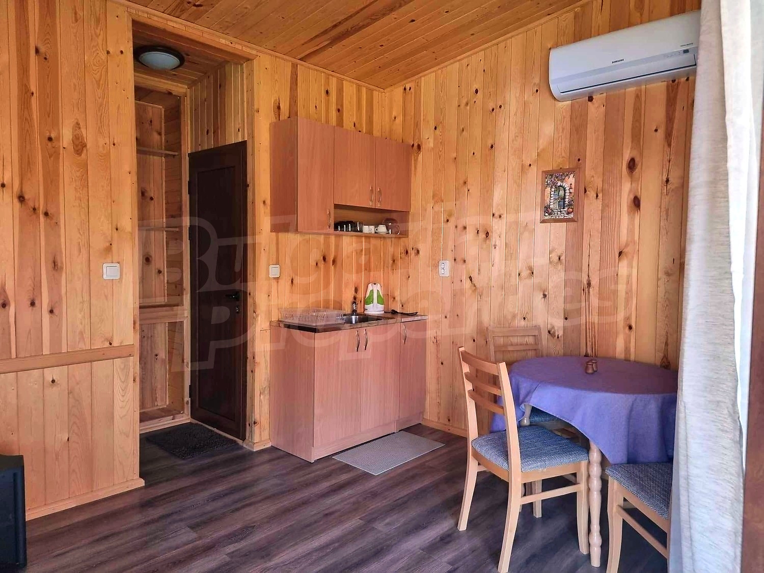 inside, furnished