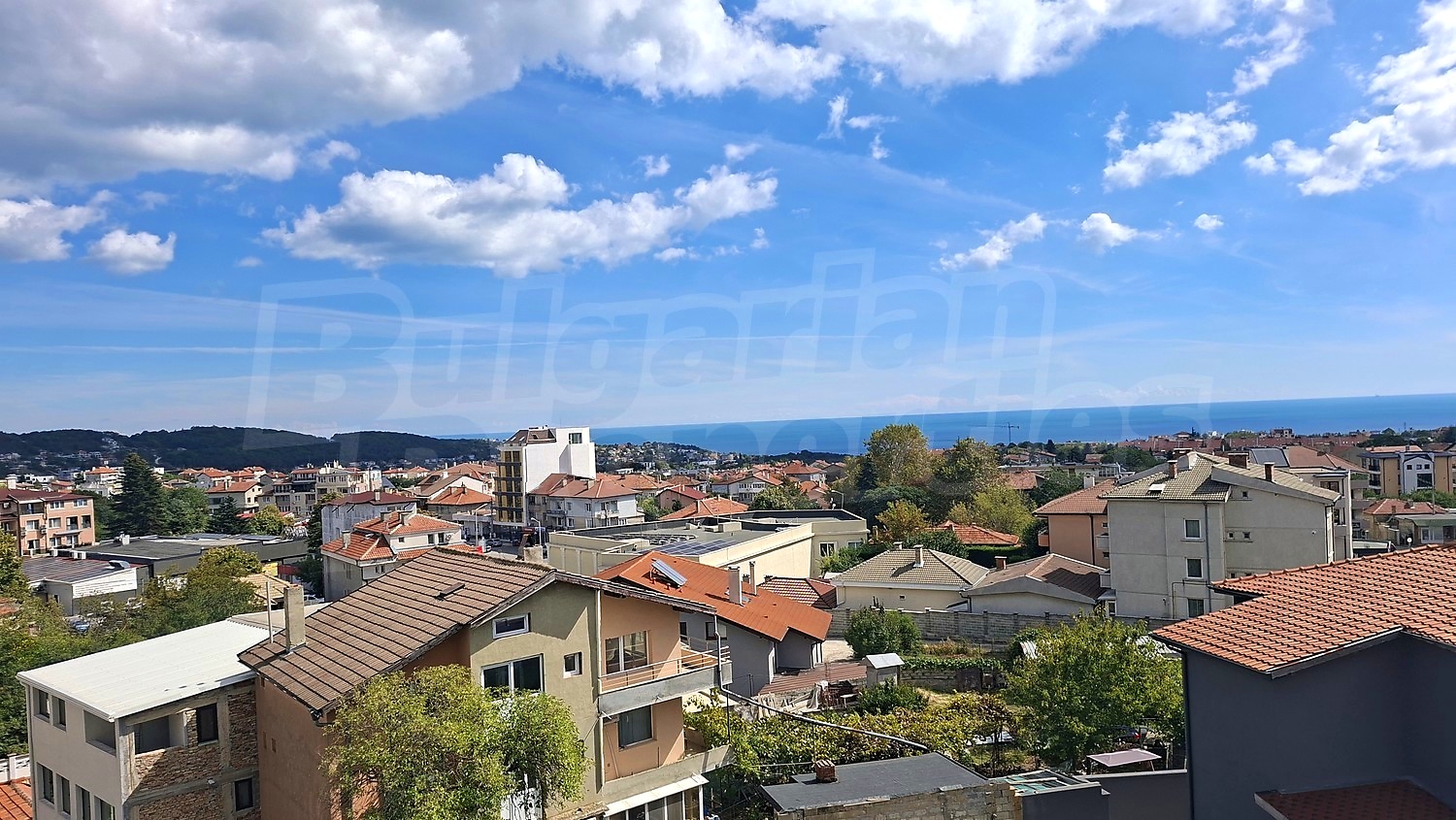 outside, view from balcony, sea