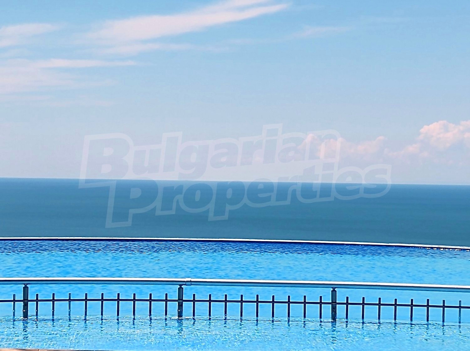 pool, sea, outside, view from balcony