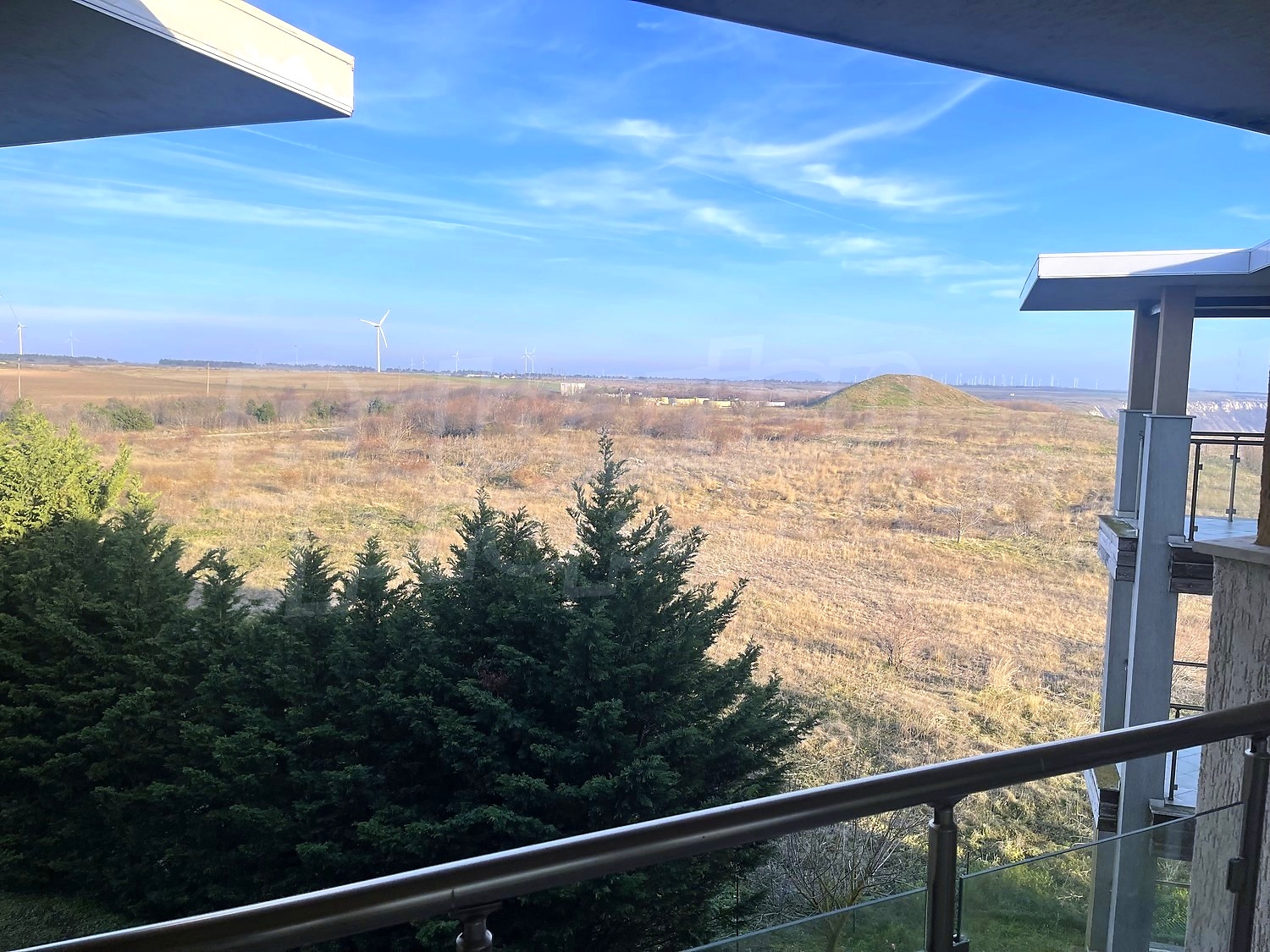 balcony, outside, view from balcony