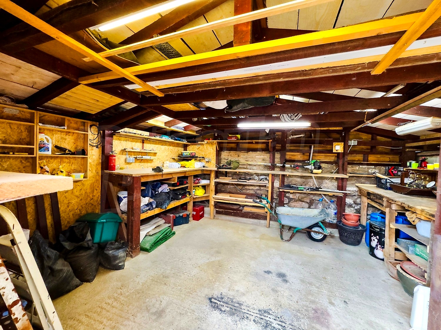 inside, furnished
